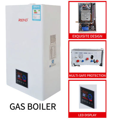 Ścienny kocioł kondensacyjny LED 40kW 20kW biały kocioł kondensacyjny Lpg